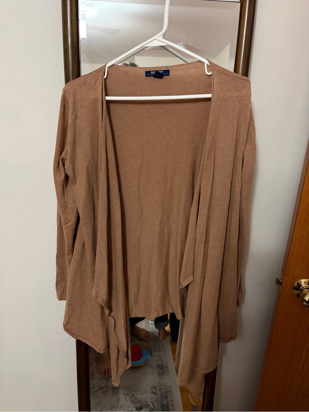 Old Navy Taupe Open-Front Cardigan